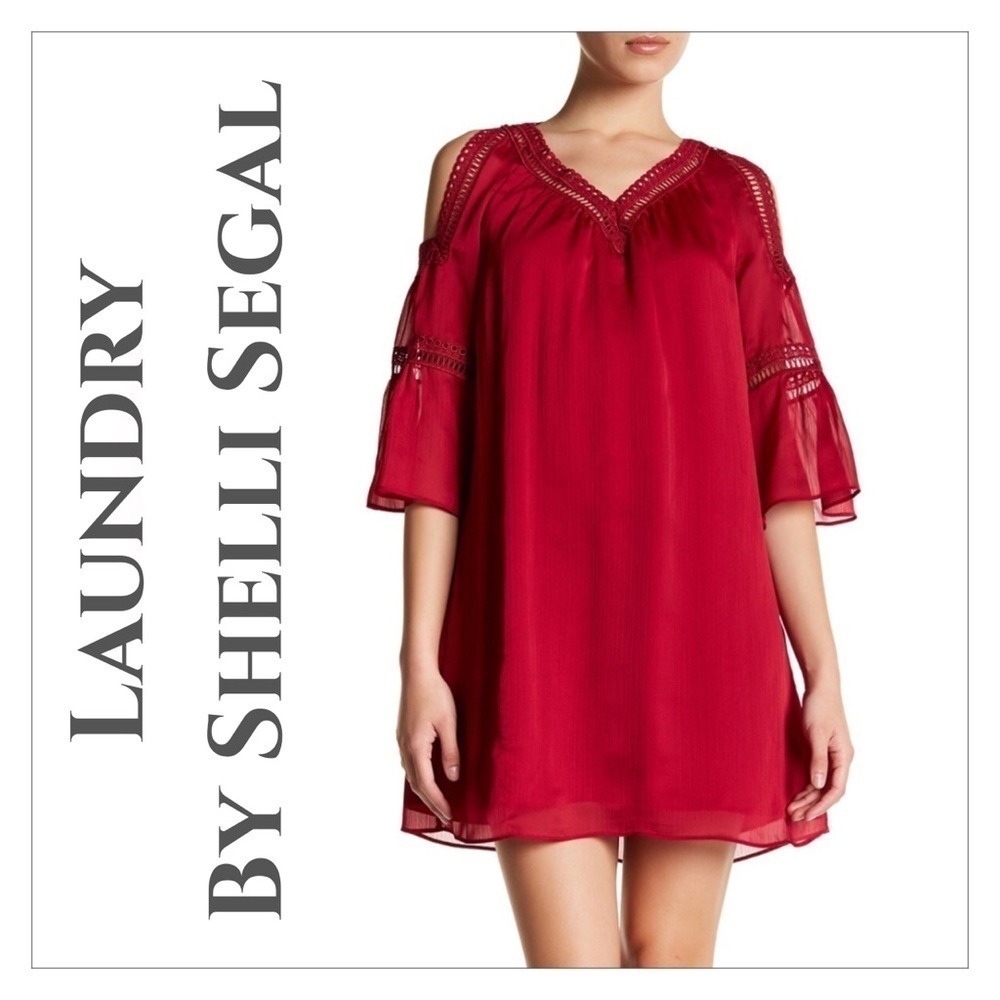 NWT Red Laundry By Shelly Segal Mini Dress